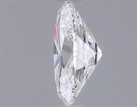 Diamante cultivado en laboratorio de 1.54 quilates, corte oval brillante, claridad VVS 1, corte excelente, para joyería, diamante CVD.