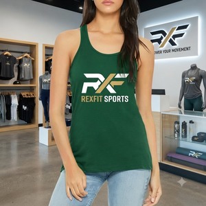 REXFITSPORTS 2026 Camiseta sin Mangas Personalizada con Logotipo para Mujer, Ajustada, para Gimnasio, Fitness, Ejercicio, Chaleco Deportivo de Algodón, Ropa Deportiva Privada - Product Image 5