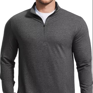 Suéter ligero con cierre de cremallera para hombre - Product Image 1