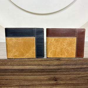 2025 Hot Selling Personalized <b>Men</b> Casual Short Leather Wallet Genuine Cow Leather Anti Theft <b>Card</b> Holder Purse <b>Best</b> Gift For <b>Men</b> - Product Image 5
