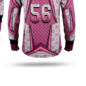 Maillot de paintball personnalisé de qualité supérieure pour hommes et femmes, tissu tricoté imperméable et respirant, tenue d'équipe personnalisée - Product Image 4