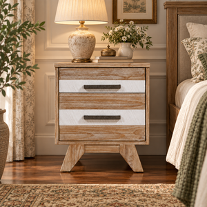 Competitive Price SOHO Collection Wood <b>Bedside</b> <b>Table</b> Vintage Style Bedroom Furniture Custom Design Acacia/Oak/Pine Solid Wood - Product Image 1