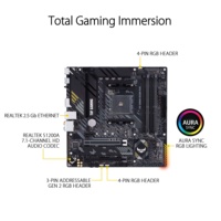 PC de jeu TUF Esports, composants de mise à niveau pour ordinateur de bureau, performances élevées, WiFi sans fil, DDR4, SATA, TUF AM4 B550M Gaming