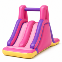 Château gonflable aquatique en PVC transparent pour enfants, idéal pour les fêtes en extérieur et les garderies