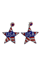 Pendientes de Flores Bordadas a Mano con Cuentas de Semillas, Diseño Creativo y Moderno para Mujer, por MD HANDICRAFTS - Product Image 4