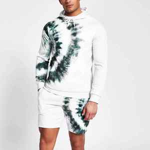 Unisex Breathable 100% Cotton Fleece High Quality Fitness Shorts Short Hoodie <b>Set</b> Autumn Gym Wear Casual Wholesale Tracksuit <b>Set</b> - Product Image 6