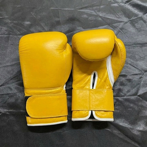Gants de boxe de style mexicain de haute qualité, personnalisés avec logo, fabriqués en cuir de vachette véritable pour l'entraînement des adultes. - Product Image 5