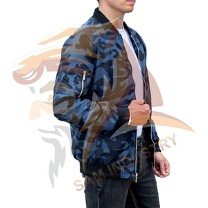 Veste bomber en satin pour homme, prix d'usine en gros, fabriquée avec des matériaux de la meilleure qualité, logo personnalisé imprimé, veste en satin de haute qualité - Product Image 6