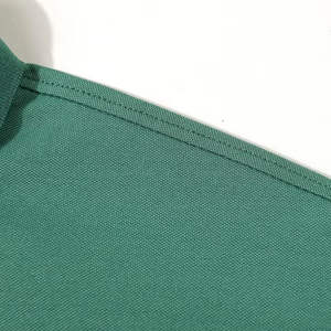 Camiseta Polo Personalizada de Algodón Tejido con Patrón Sólido para Hombre y Mujer, Ropa de Trabajo Corporativa con Logotipo Impreso y Bordado, Anti-Pilling - Product Image 2