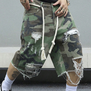 Shorts camouflage en gros, shorts streetwear, shorts hip hop, shorts baggy pour hommes, mode urbaine, production en gros - Product Image 1