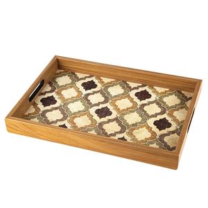 Bandeja Rectangular de Madera con Estampado Floral de Rosas Rojas y Salvia, Plato Decorativo al por Mayor para Pedidos al por Mayor y Regalos - Product Image 5