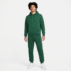 Ensemble de survêtement pour homme en velours rembourré, coupe classique légère, couleur unie, polyester et coton, vêtements de sport décontractés, deux pièces - Product Image 1