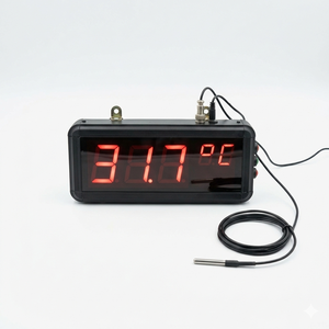 Pantalla de Temperatura LED Industrial, Modbus RS485/TCP, Software SCADA Gratuito |   AT-TMT-T -OEM Disponible - Product Image 1