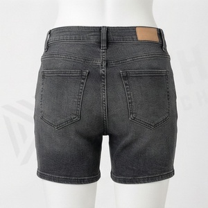 Shorts de Mezclilla de Cintura Alta para Mujer, Vaqueros Rotos y Desgastados, Pantalones Casuales de Moda Urbana para Verano, Ropa para Uso Diario al Aire Libre - Product Image 2