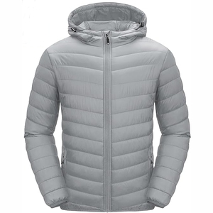 Chaquetas Acolchadas de Primavera con Capucha, Cuello Redondo, Cierre de Cremallera, Ligeras, Impermeables, Resistentes al Viento, con Bordado de Camuflaje, Unisex, Gran Venta - Product Image 1