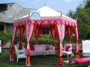 SHREE SIDHI VINAYAK <b>TENT</b> EXPORT Partyzelt Marquee <b>Canopy</b> <b>Tent</b>-Cotton Double Layer MSI Frame Fire Retardant Three-Season UV - Product Image 5