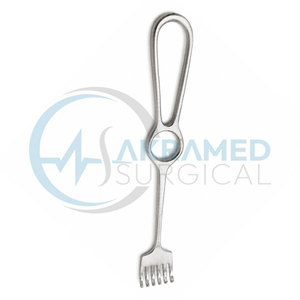 เครื่องมือผ่าตัดคุณภาพสูง Volkmann Retractor ขนาด 8.5 นิ้ว 6 แฉก ทำจากเหล็กกล้าไร้สนิมคมกริบ ได้รับการรับรองมาตรฐาน CE ใช้ซ้ำได้ - Product Image 5