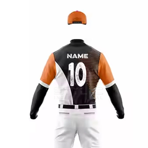 ชุดเบสบอลสั่งทำสีตัดกันได้ตามต้องการ ขายดี ระบายอากาศได้ดี ผลิตโดยมืออาชีพ ชุดทีมเบสบอล - Product Image 6