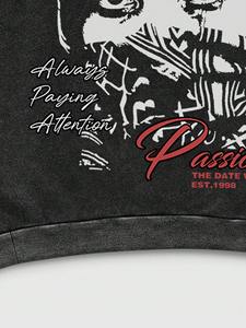 Mens boxy oversized <b>hoodie</b> streetwear casual gym wear heavy weight pullover <b>hoodie</b> winter style - Product Image 5