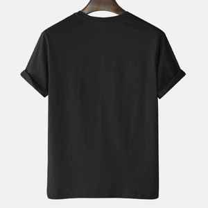 T-shirts pour hommes noirs et rouges, nouveau design, fabriqués au Pakistan, vente en gros de t-shirts pour hommes à bas prix, respirants, de haute qualité pour les meilleures ventes - Product Image 3