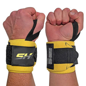 Accesorios de Fitness, Muñequeras Deportivas, Cómodas y Sostenibles, Diseño con Presilla para el Pulgar, Muñequeras para Levantamiento de Pesas, Precio al por Mayor - Product Image 6