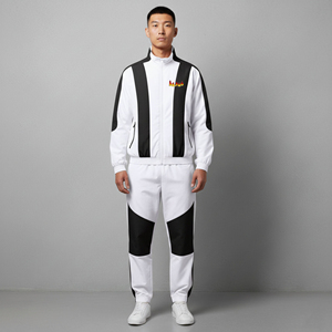 ชุดเซ็ตแทรคสูทผู้ชาย/ผู้หญิง สไตล์สตรีทแวร์ สำหรับฤดูหนาว ฮู้ดดี้พิมพ์ลาย ผ้าฝ้าย 100% ชุด 2 ชิ้น กันลม ขายดี - Product Image 4
