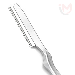 Professional Stainless Steel <b>Single</b> <b>Blade</b> Hairdressing <b>Razor</b> for Barber Salon Hair Cutting & Styling A+ Grade Quality - Product Image 2