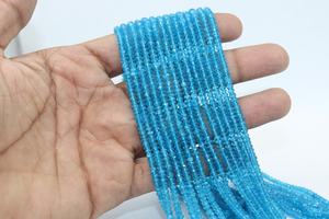 Cuentas Redondas Lisas de Apatita Neón AAA, Cuentas Naturales de 3.5-4 mm, 16 Pulgadas, Cuentas para Hacer Joyas - Product Image 4