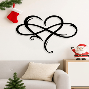 CIFbuy Decorazione da Parete in Ferro a Forma di Cuore, Design Geometrico Minimalista per Soggiorno e Camera da Letto, Servizio di Ritiro Disponibile - Product Image 5