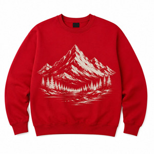 Sweat-shirt imprimé doublé à col ras du cou pour homme, en molleton de coton personnalisé, pull écologique d'hiver, qualité supérieure, fournisseur - Product Image 5