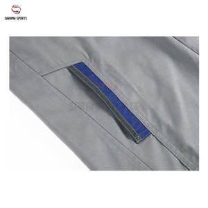 Tenues de travail à manches longues pour hommes avec bandes réfléchissantes, poches antistatiques et ignifuges, en polyester de différentes couleurs - Product Image 5