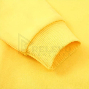 Conjunto Deportivo de Algodón Amarillo de Alta Calidad para Bebés Niños, Cuello Redondo, Manga Larga, Color Sólido, Ropa Casual de Calle con Bolsillos Laterales - Product Image 5