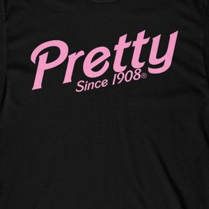 Camiseta negra de manga corta para mujer con estampado gráfico bonito en rosa, camiseta informal de algodón con cuello redondo, camiseta de moda de verano, suave y cómoda - Product Image 5
