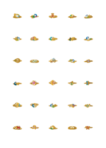 Bagues en or massif 22 carats |   Bagues en or 916, design traditionnel et moderne, pour un usage quotidien, cadeaux, mariage, anniversaire - Product Image 5