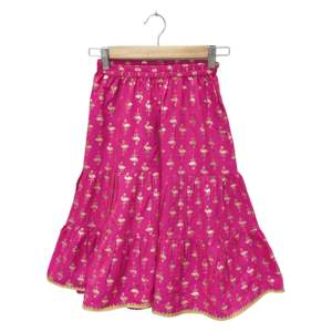 เสื้อ sharara ประดับของผู้หญิงในดีไซน์แขนกุดสีน้ำเงิน & สีชมพู - Product Image 3
