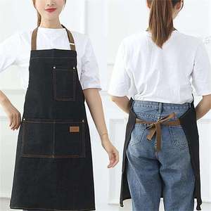 Tablier en jean professionnel IKZARSA - Confortable, plusieurs poches, durable pour une utilisation en cuisine - Product Image 3