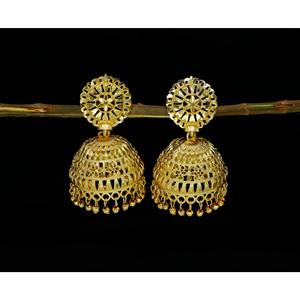 Tradición India Tendencia Única Gota Jumkhi Pendientes Moda Jhumka Pendiente Chapado en oro Pendiente Indio Jhumka Accesorio de joyería - Product Image 6