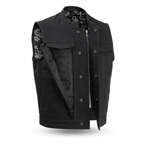 Chaleco de Motociclista para Hombre, Sin Mangas, Chaqueta de Motociclismo, Resistente al Viento, Transpirable, con Logotipo Personalizable, Bolsillos, Tela de 300g - Product Image 6