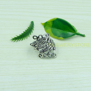 Bague audacieuse en argent sterling 925 pur, faite à la main, design unique, bijou cadeau pour femme, petite amie, cadeau de Noël, cadeau de nouvel an - Product Image 6