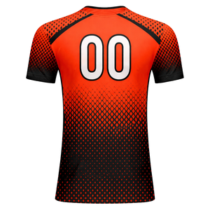 Camiseta de Fútbol Stratta Naranja y Negra, Ligera, Transpirable, que Absorbe la Humedad, Uniforme Deportivo para Entrenamiento en Equipo - Product Image 3