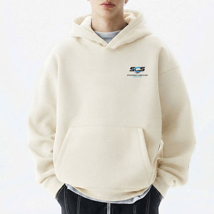 เสื้อฮู้ดดี้โอเวอร์ไซส์ ระบายอากาศได้ดี สวมใส่สบาย ทรงหลวม ผ้าฝ้ายนุ่ม ใส่ลำลองได้ทุกวัน สไตล์สตรีท - Product Image 4