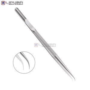 Micro-pince de 8 mm à manche rond, instrument chirurgical ophtalmique en acier inoxydable, instruments médicaux de précision pour la chirurgie oculaire - Product Image 3