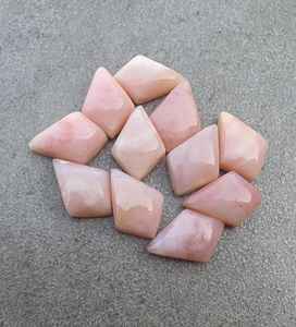 Ópalo Rosa Natural en Forma de Cometa, Cabujón Plano, Calibrado, Gema Suelta para Joyería - Product Image 4