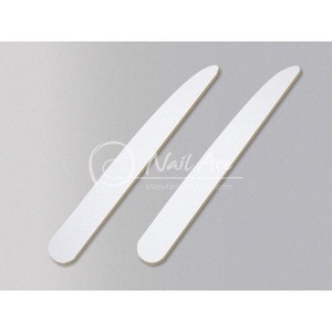 Lime à ongles coréenne en bois, grain 80/100, forme couteau, logo personnalisé OEM pour salon, vente en gros - Product Image 3