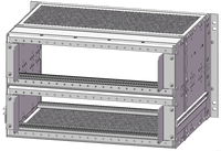 RDEKONO Hochwertige Maßgefertigte Extrudierte Aluminium Sandgestrahlte Steuerungsbox Computer-Server-Gehäuse 3U 6U 19 Zoll Rackmount-Chassis