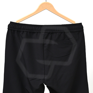<b>Men</b> Black Sweatpants Elastic Waist Drawstring Casual <b>Joggers</b> Breathable Knitted <b>Polyester</b> Pants Autumn Wear Factory Direct Sale - Product Image 5