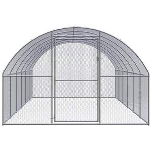 Pollaio in Acciaio Zincato per Esterni 3x6x2 Metri, Gabbia per Animali - Product Image 2