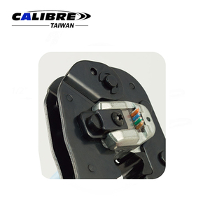 TAIWAN CALIBRE 8P Open Pass and Shielded Tail Clip (External Ground) Modular Plug Crimping Pliers - Product Image 6