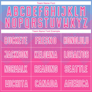 Uniforme de Fútbol Sublimado para Hombre, Conjunto de Camiseta de Fútbol con Degradado Azul Cielo y Rosa, Ropa de Entrenamiento Personalizada para Equipo, Uniforme Transpirable - Product Image 4