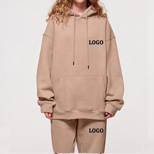 Conjunto Deportivo Moderno para Mujer, Ropa Deportiva Informal para Otoño, Sudadera con Capucha y Pantalones de Chándal de Forro Polar, Cómodo y Elegante - Product Image 5